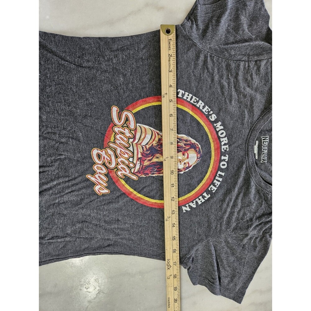 Stranger Things Max More To Life Than Stupid Boys Extra Soft T-Shirt, Small Size - Picture 7 of 7